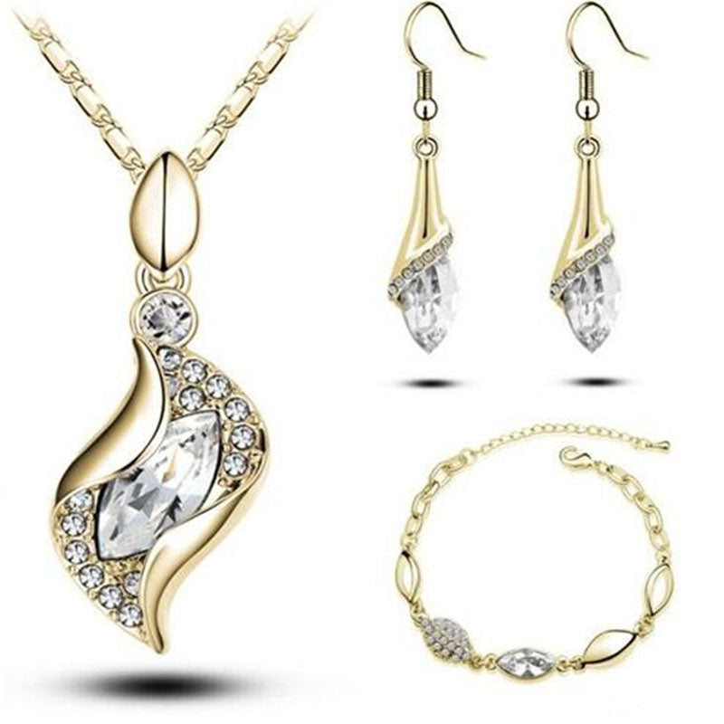 Horse Eyes Tear Water Drop Jewelry Sets