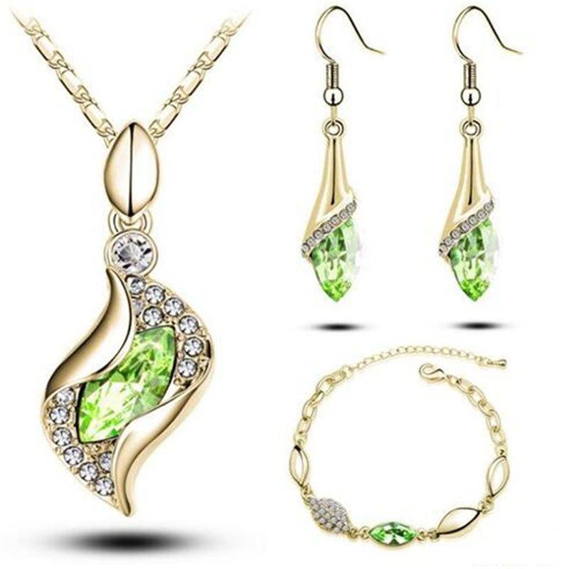Horse Eyes Tear Water Drop Jewelry Sets