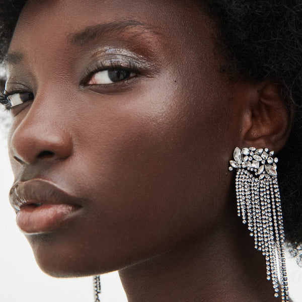 Elegantes pendientes colgantes irregulares de moda para mujer