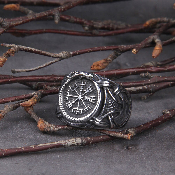 Anillo vikingo para la nariz de acero inoxidable 316L para hombre