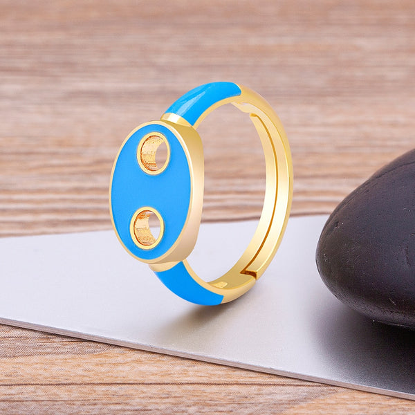 Anillo de nariz de cerdo con diseño original, arcoíris, 10 colores