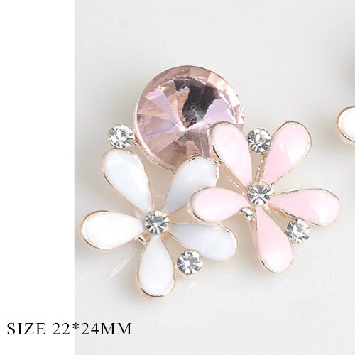New Metal Alloy Buttons 10pcs/Lot Mix Size Sewing Handwork Beautiful Buttons