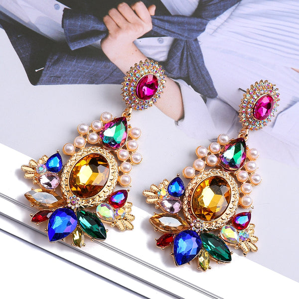 Pendientes colgantes con diseño de moda para mujer