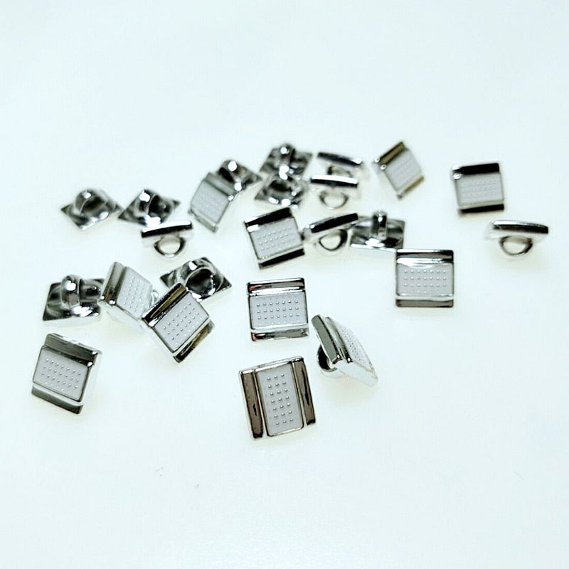 300pcs 9mm New Dripping Oil Shank Plating Buttons  DIY Apparel Sewing Accessories Shirt Buttons