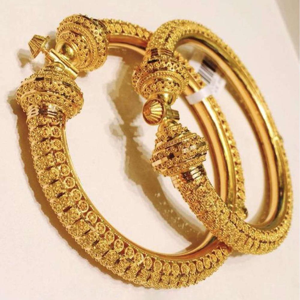 24k Luxury wedding Dubai Bangles Gold Color Bangles For Women