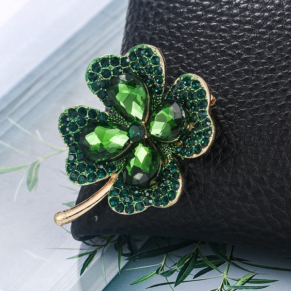 New Rhinestone Flower Brooches For Women