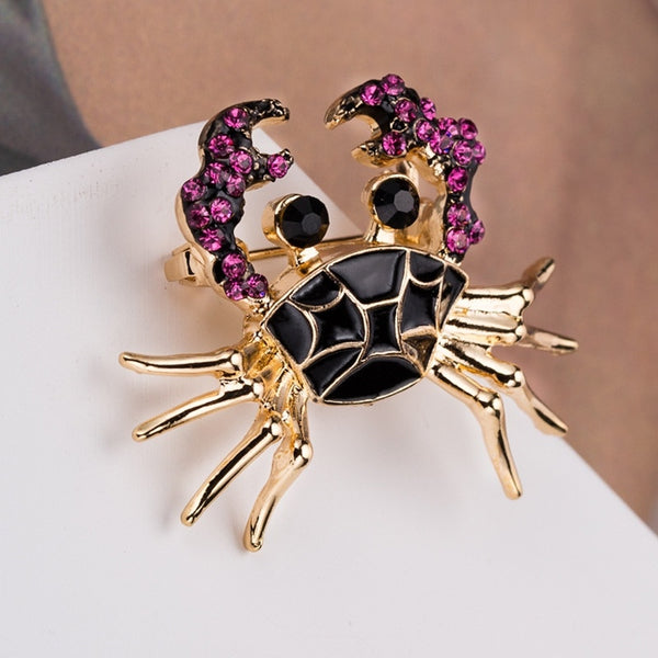 Luxury Cat Crab Scorpion Brooch Women