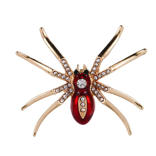 Retro Creative Insect Spider Brooch Fashion Alloy Clothes Collar Brooches