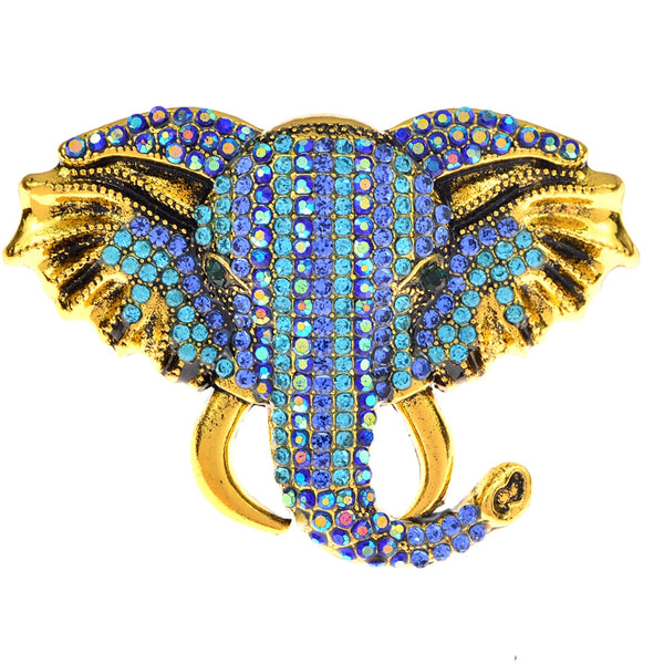 Pretty Elephant Nose Brooch Pins For Men Party Coat Scarf Jewelry Accessories