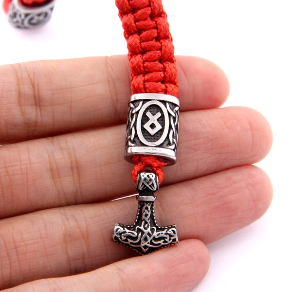 thor hammer mjolnir bracelet viking scandinavian norse viking bracelet