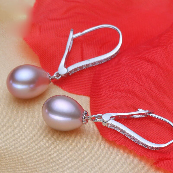 Fashion Pearl Earrings Natural Freshwater Pearl Pearl Jewelry Drop Earrings