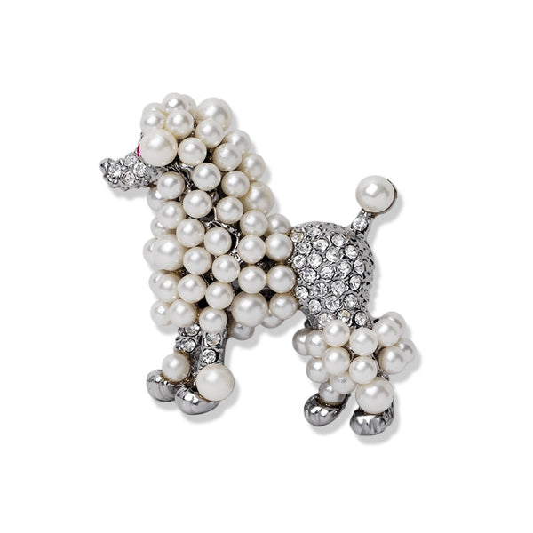 Handmade New Poodle Dog Brooch For Women