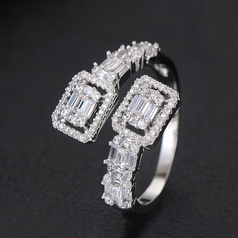 Luxury Trendy Saudi Arabia Bangle Ring Set Jewelry Sets For Women