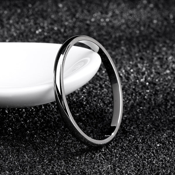 2mm titanium steel tricolor combination ring