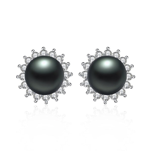 New 925 Sterling Silver Small Dandelion Stud Earrings For Women