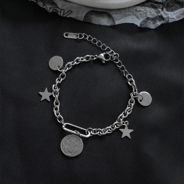 Pulsera con dije religioso de San Benito
