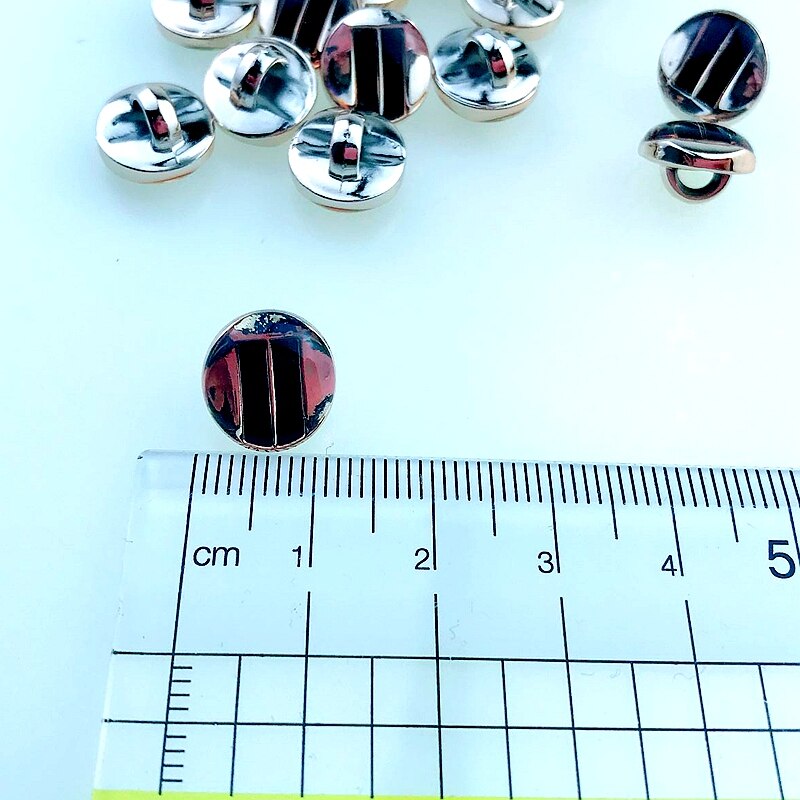 11mm  50pcs/100pcs  Plating Buttons  Shank DIY Crafts Apparel Shirt Sewing Accessories