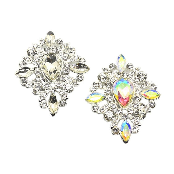 New Alloy Buttons 2Pcs/Lot 35*43mm Fashion DIY Handwork Sewing Button