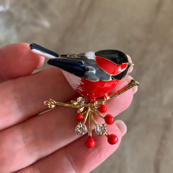 Creative Design Multicolor Bird Brooch Pins Enamel Ainmal Hummingbird Brooches