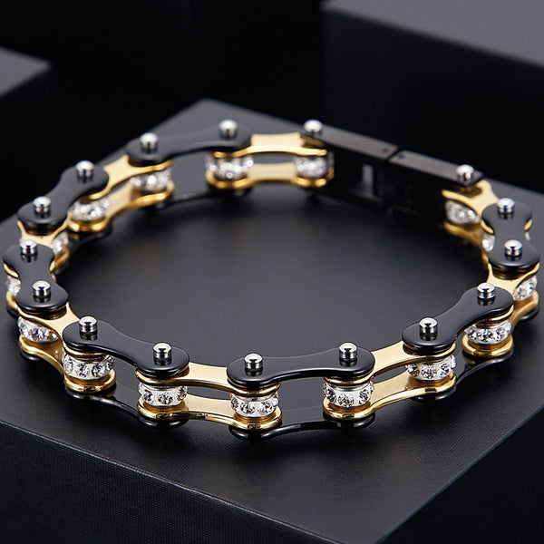Pulsera de cadena de motocicleta para hombre