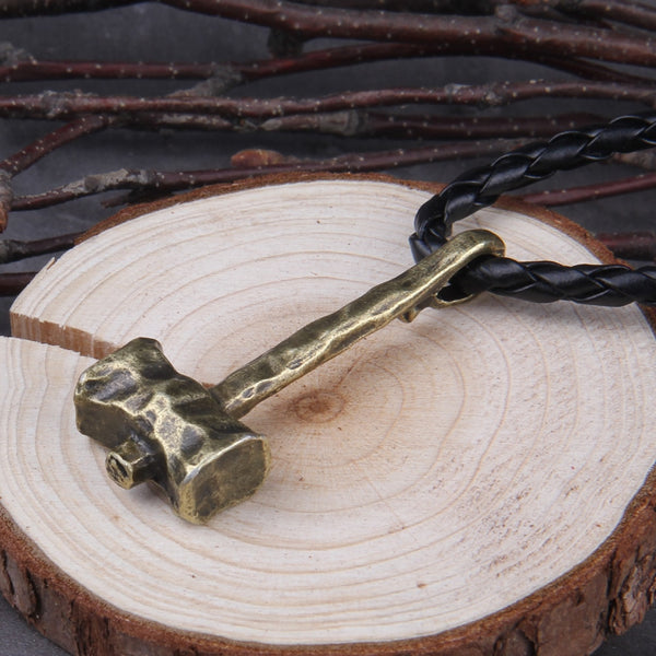 Símbolo de Odín del martillo de Thor vikingo nórdico Guerrero eslavo Noruega Valknut Collares
