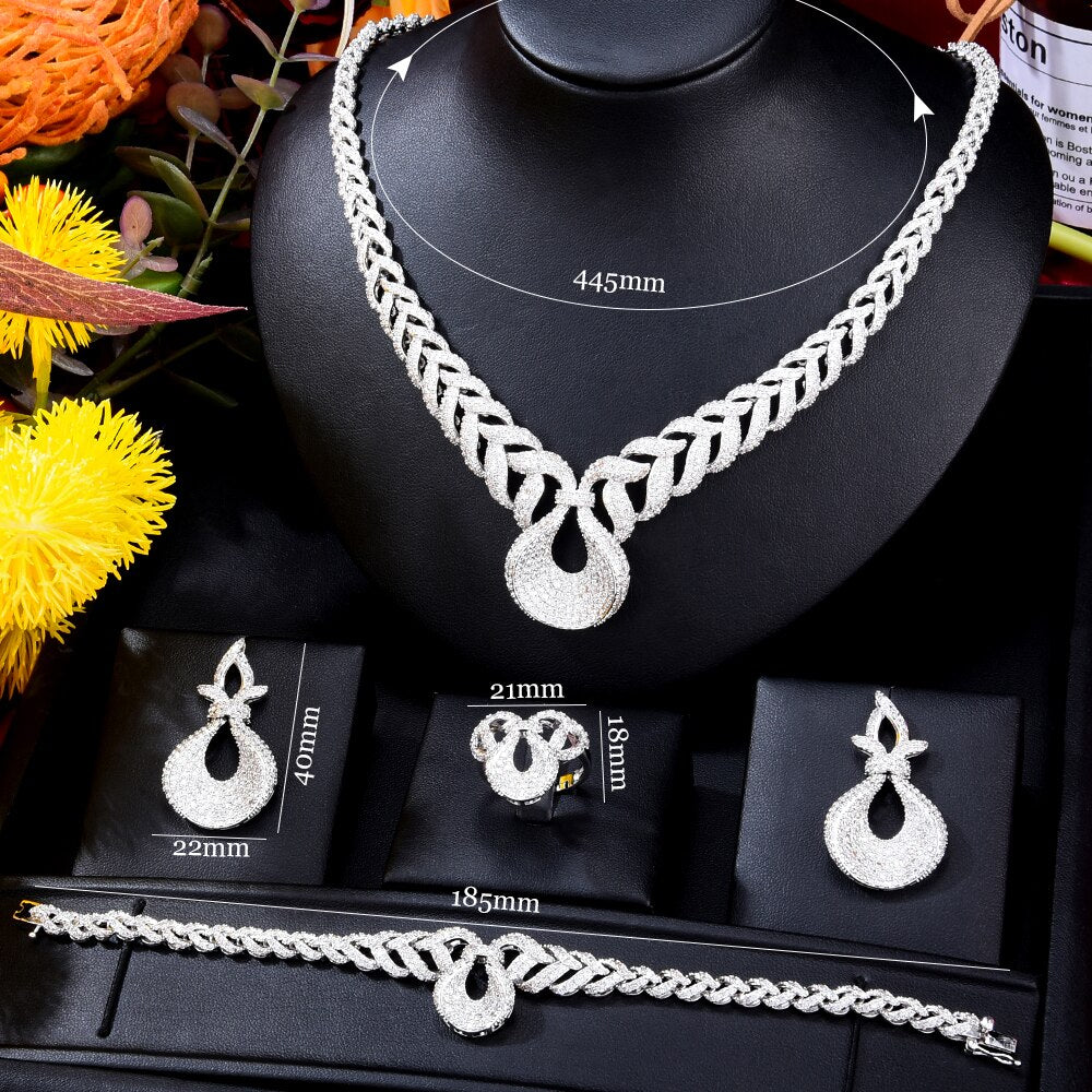 ICEDOUT HIP HOP MIAMI CUBAN Links Trendy Jewelry sets For Women