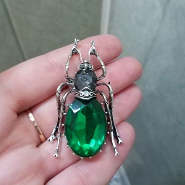 Crystal Beetle Brooches for Women Fashion Vintage Bug Brooch