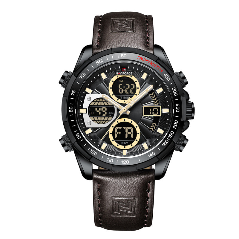 Luxury Gold Stainless Steel Wrist Watch Male Military Clock Fashion Wristwatch