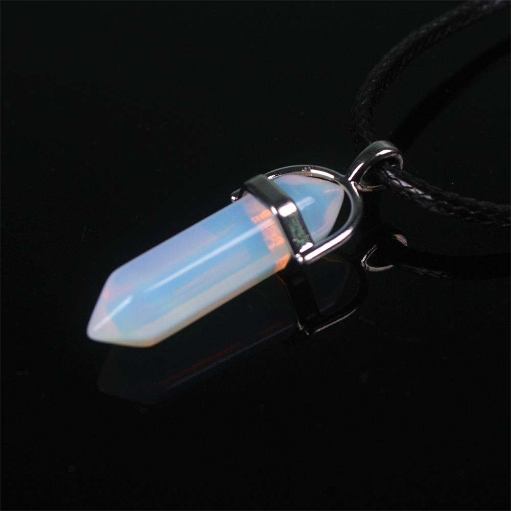 Mixed Pillar Bullet Charms Chakra Pendulum