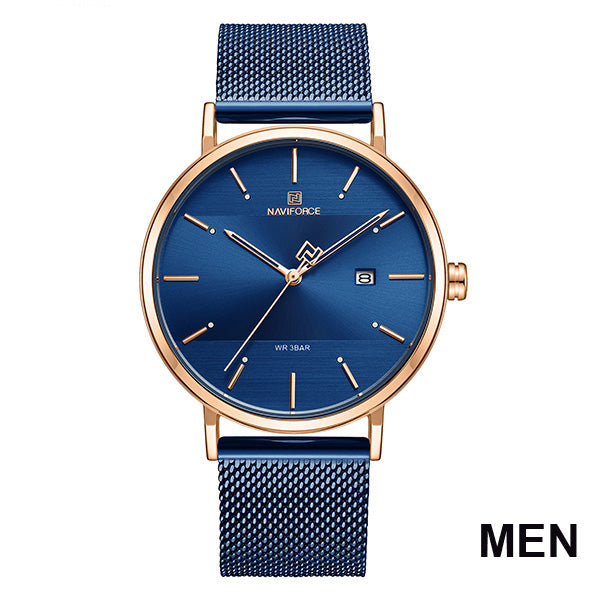 Luxury  Lover's Watches for Men and Women Simple Casual Quartz Wristwatch