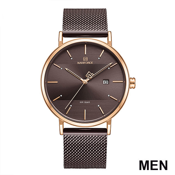 Luxury  Lover's Watches for Men and Women Simple Casual Quartz Wristwatch