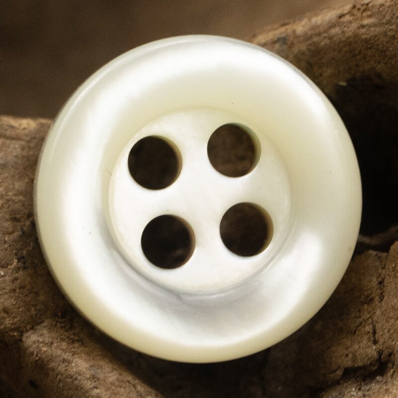 5pcs 2.65mm Thickness Trocas Shell Button in 4 Styles Natural Material ...