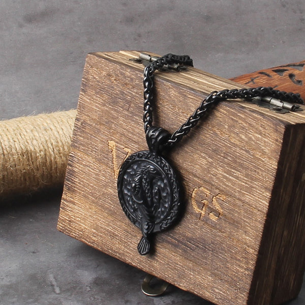 Colgante de águila y cuervo, simple, compacto y exquisito, para hombre y mujer.
