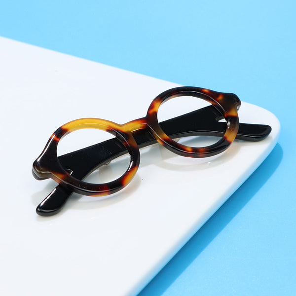 Acrylic Glasses Design Brooch Women And Men Pin Acetate Fiber Accessories