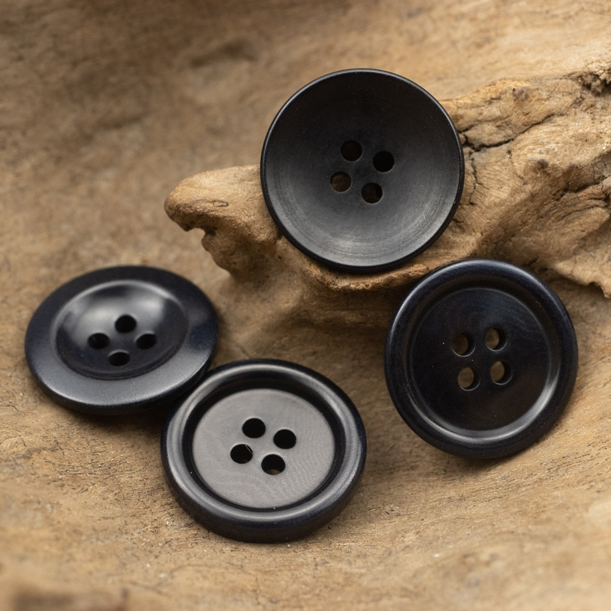 5pcs Black Fruit Buttons for Jacket Blazer Coat Classic Eco Buttons