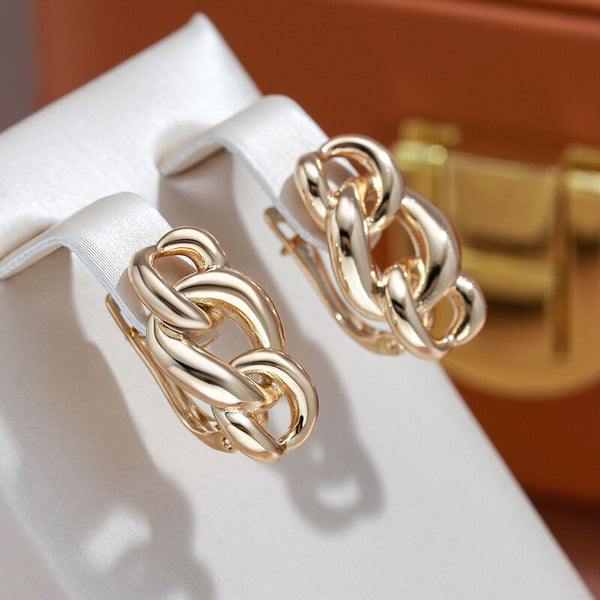 Pendientes colgantes de cadena con personalidad para mujer