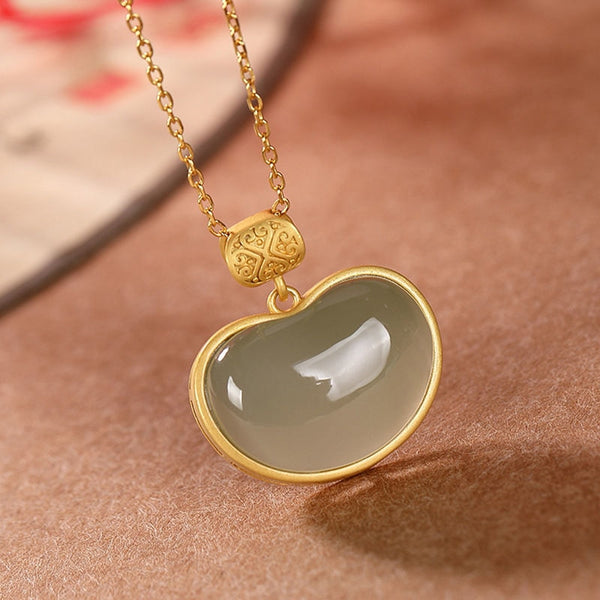 Collar con colgante de estilo chino para mujer, estilo palacio, retro, temperamento frío