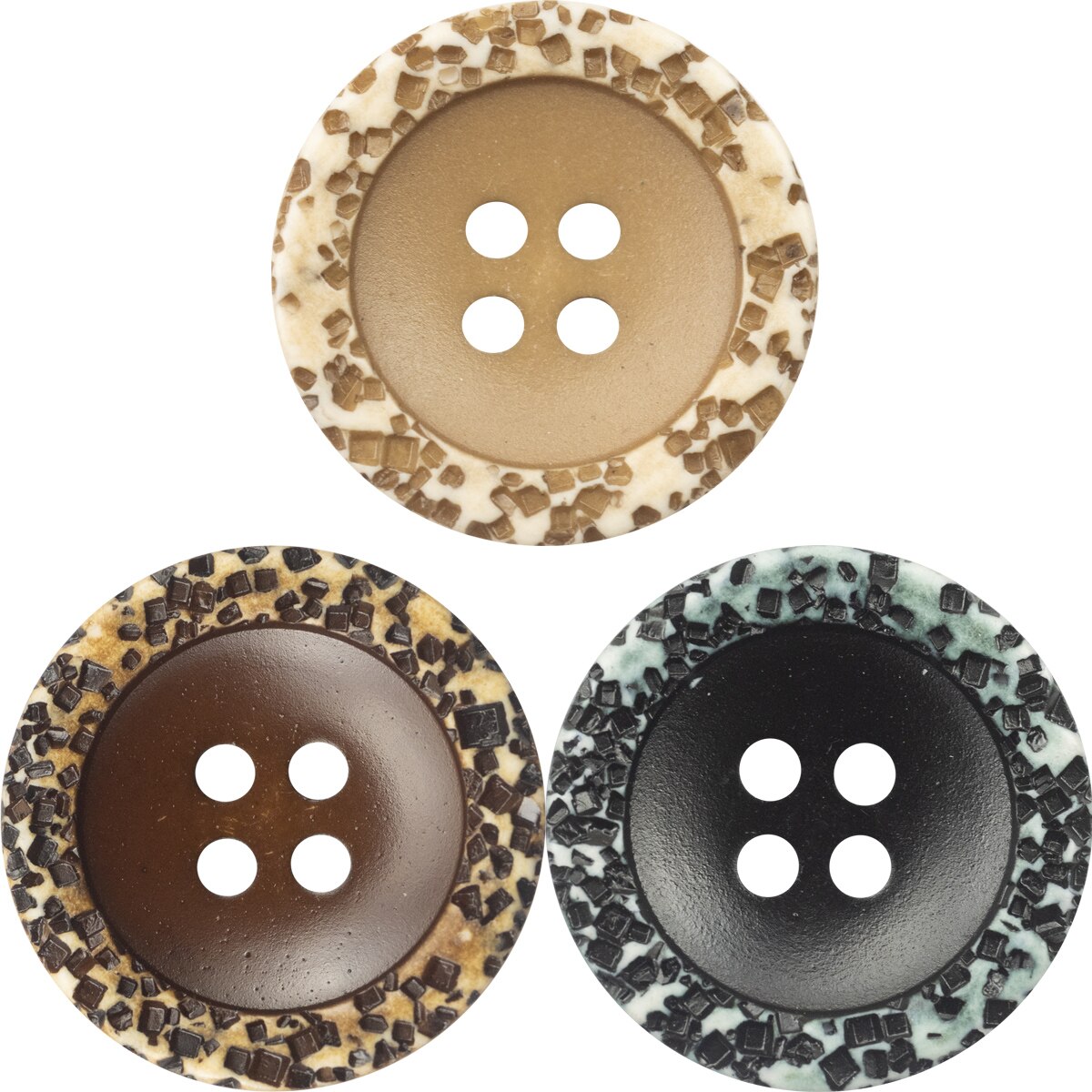 10pcs Khaki Button NEW Series Original Sewing Accessories