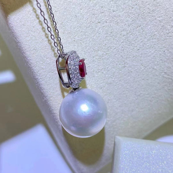 Colgante de cadena de plata de ley 925 de moda