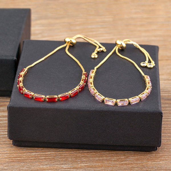 High Quality Crystal Link Chain Bracelet for Women