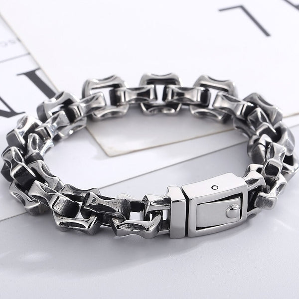 Pulsera de acero inoxidable para hombre