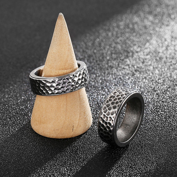 Anillo punk coreano de 8 mm para hombre y mujer.