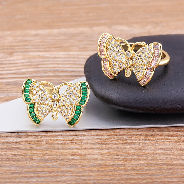 Fashion Personality Party Jewelry Butterfly Ring