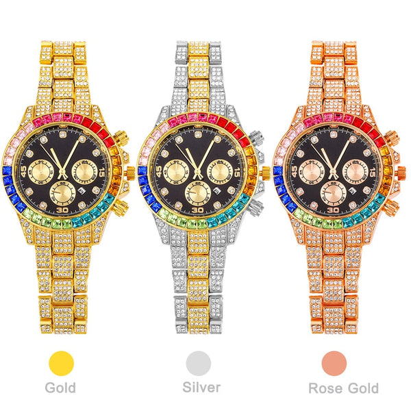 Top Luxury Brand Watch For Men Diamond Mens Watches
