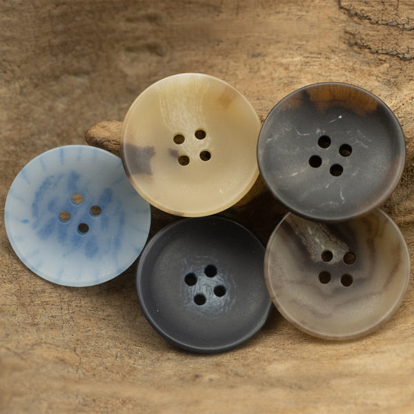 Bowl Shape 4 Hole Urea Button Set For Casual Jacket Suit