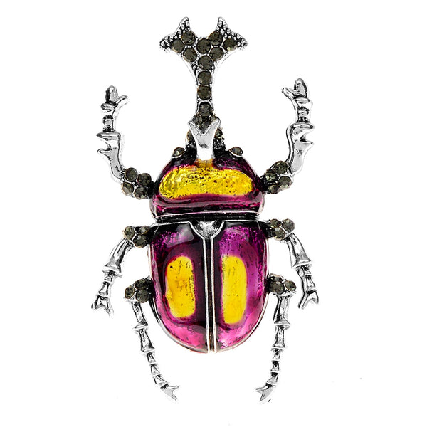 New Arrival Silver Bug Brooches For Women