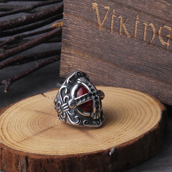 Anillo en forma de cruz que nunca se descolora para hombre