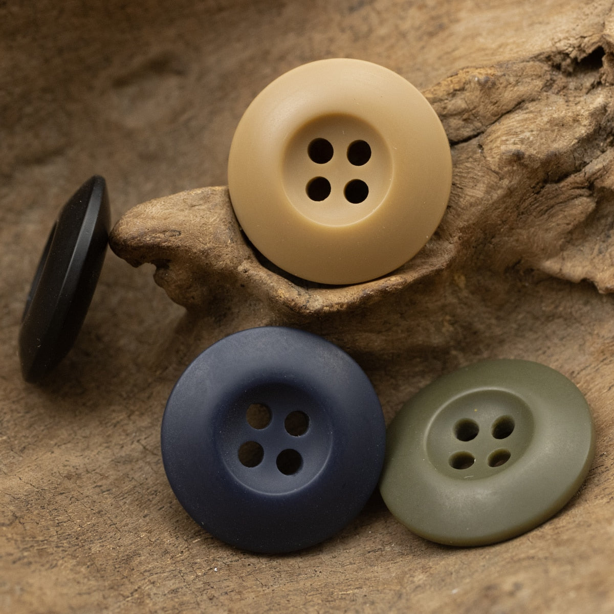 Army Green Corduroy Jacket Resin Buttons