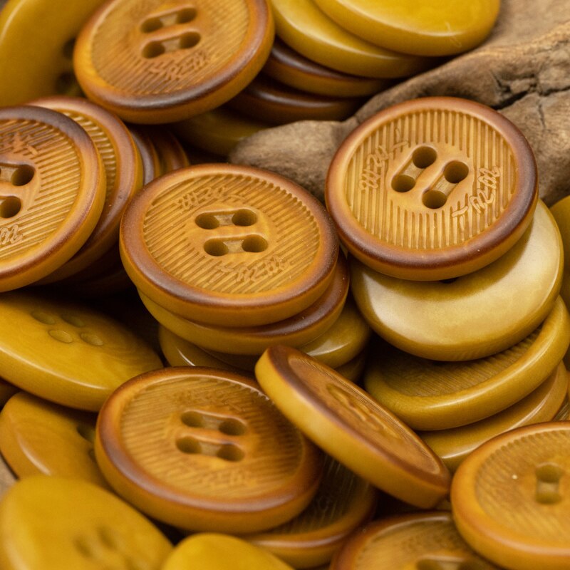 6pcs LA Summer Vintage Round Buttons