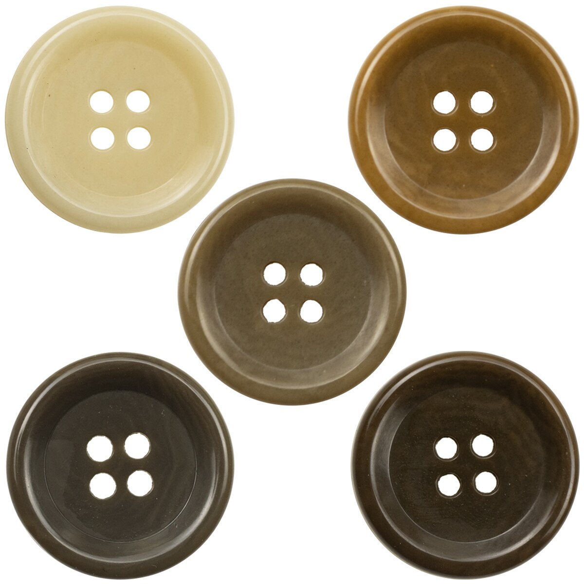 10pcs Corozo Imitation Urea Buttons for Casual Clothing High Quality Shiny Buttons